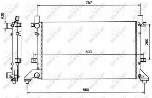 Radiator 58240 2d0121253b - radiator,