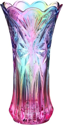 Besportble glass vase - vase,, 9.4