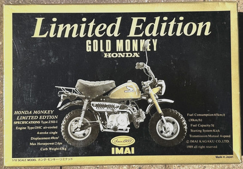 Honda gorilla gold monkey - gorilla, "gold