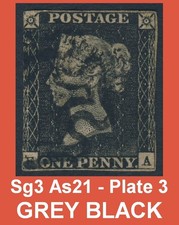 QV Penny Black  #B57,  Sg3