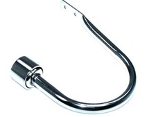 Large Polished Chrome End Cap