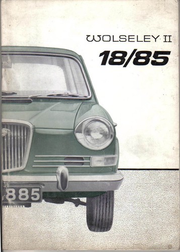 Wolseley 85 series - wolseley, ii