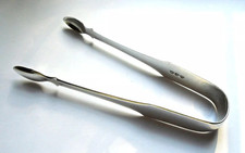 1817 GEORGIAN - 39.1g - PAIR OF STERLING SILVER SUGAR TONGS. HALLMARKED. ANTIQUE