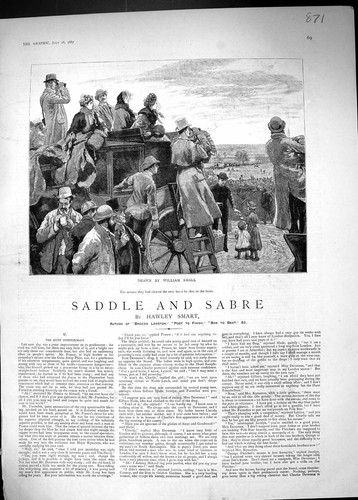 Old 1887 story illustration - 1887,