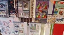 Craftroom Clearout Hunkydory Christmas Festive Toppers Inserts Cardstock Bundle