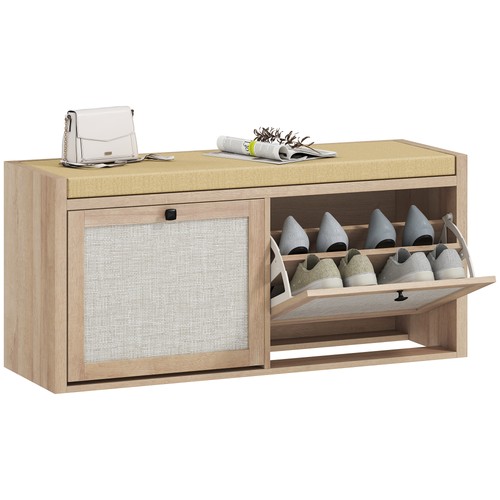 Homcom rattan shoe storage - homcom,