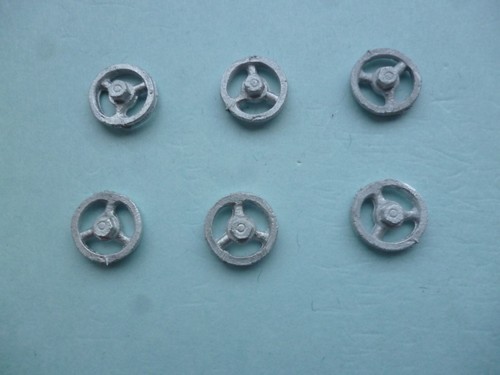 Model boat small wheels white - small,