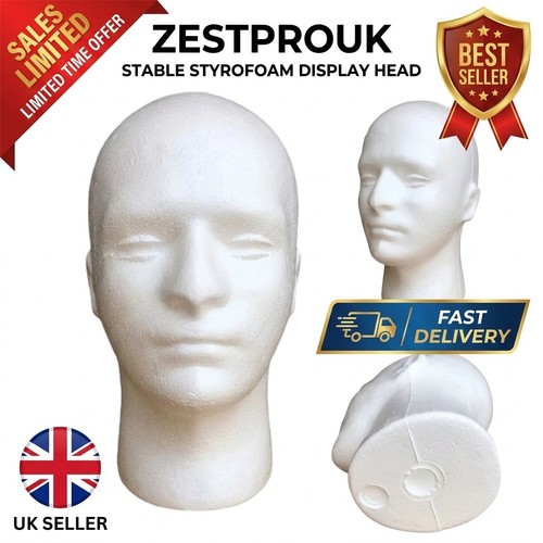 Men foam head polystyrene - head,