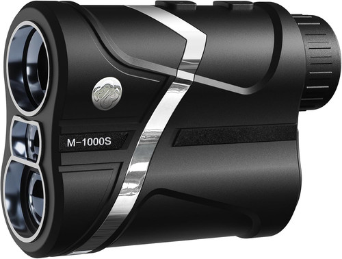 Golf range finder with slope - range,