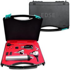ENT Ophthalmoscope Opthalmoscope Otoscope Nasal Larynx Diagnostic Set CE + Case