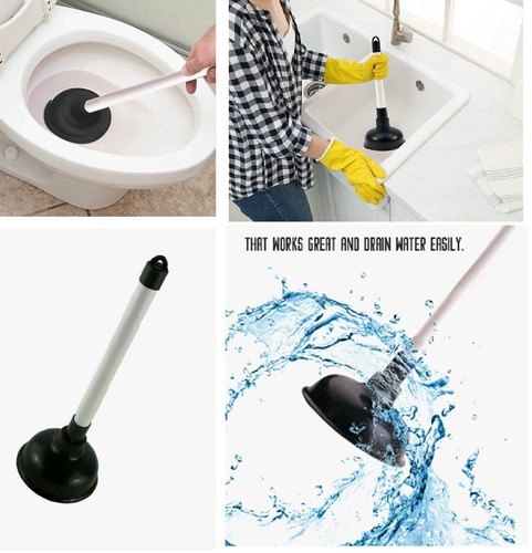 Toilet plunger drain vacuum - plunger,