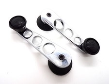VW Beetle, Bay Window & T25 T3 Custom Black & Chrome Window Winder Handles 1968>