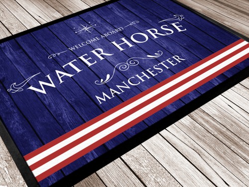 Personalised boat mat narrow - personalised,