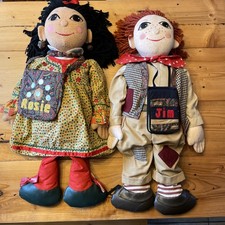 Rosie & Jim Rag Dolls Vintage