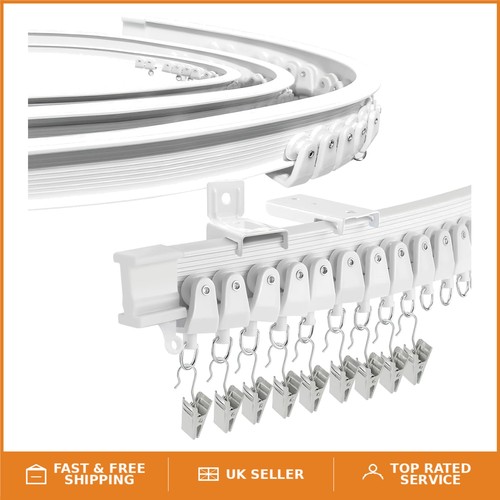 Flexible curved curtain rail - flexible,