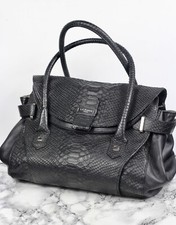 LK Bennett Black Croc Print