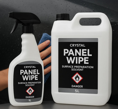 Crystal panel wipe - wipe, degreaser