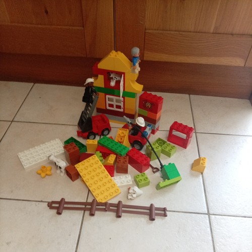 Lego duplo fire engine and - engine,