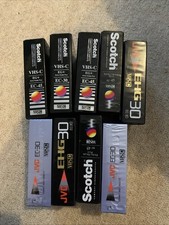 9 X VHS-C  Tapes New