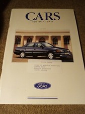 Original Vintage 1990 Ford sales Brochure XR2I XR3i XR4i XR4X4 Escort SIERRA