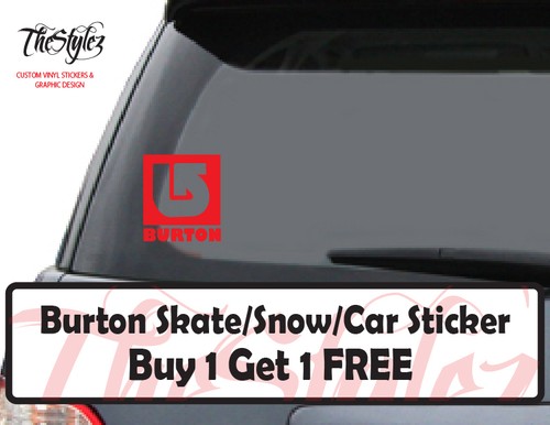 Burton custom skateboard vinyl - burton,