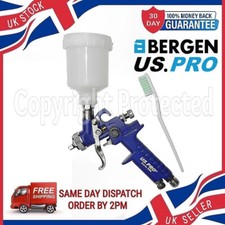 125ML HVLP GRAVITY FEED MINI SPRAY GUN AIR COMPRESSOR PAINT SPRAYER 1/4" INLET
