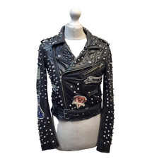 Zara Studded Black Zipped