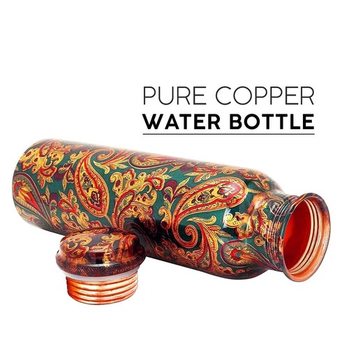 Copper water bottle - copper, 1l
