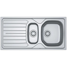 Franke Inset Kitchen Sink 1.5 Bowl – Stainless Steel 1000mm x 500mm