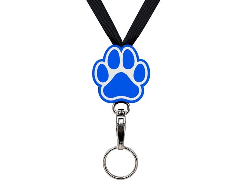 Dog paw lanyard - dog, badge