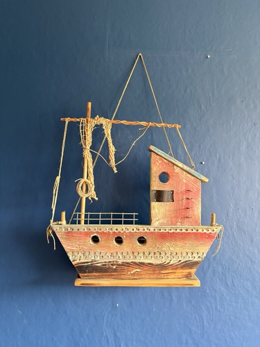 Rustic handmade wooden - wooden, fishing