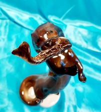 VTG Otter Lomonosov Made in Russia Porcelain Figurine Animal R9