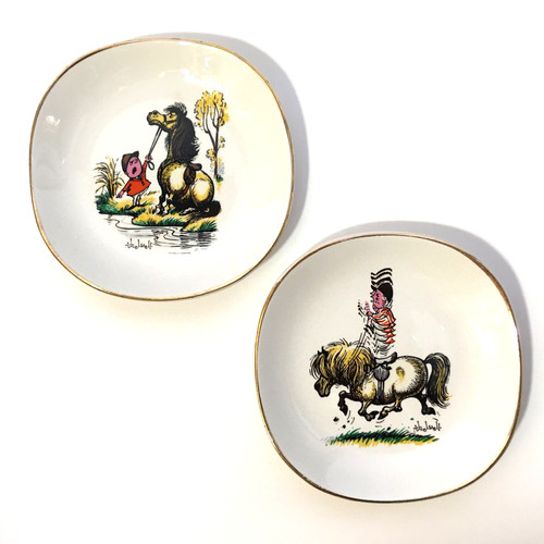 Pair vintage thelwell pony - of,