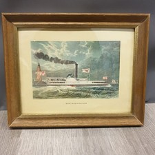 Vintage Framed Print of The