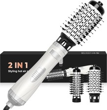Air Styler 2 in 1 Hair Dryer Brush Rotating Hair Dryer Brushes with 2 Hot Hair