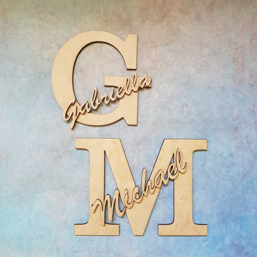 Personalised wooden name - personalised,