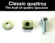 HEADLIGHT MOUNT CAGE NUT-SCREW-WASHER AUDI UR QUATTRO TURBO COUPE/COUPE/80/90 B2
