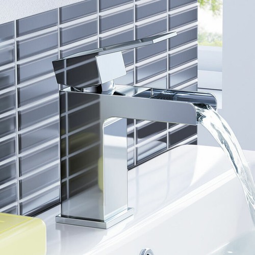 Waterfall bathroom taps chrome - taps,