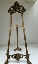 Vintage Brass Easel Picture