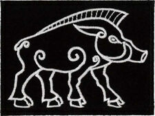 Celtic Boar Embroidered Patch