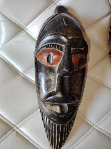 Vintage hand carved - vintage, mask