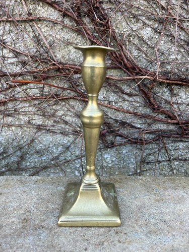 Antique brass candlestick
