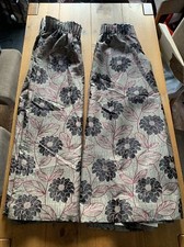 pair of Made to Measure Dunelm Mill Lined Curtains - 102 x 45 Inch Each Curtain