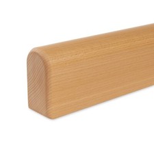 Handrail Beech - Square Rounded - 45x80mm, 50 - 300 CM