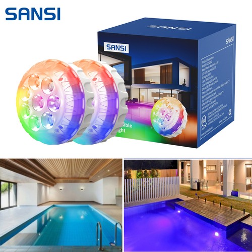 2pcs sansi rgb underwater pool - rgb,
