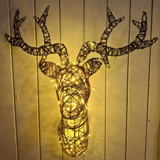 Christmas Stag Head Wall