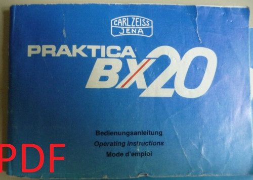 Instructions camera praktica - instructions,
