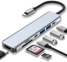7 in 1 USB Type C Hub Splitter