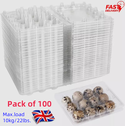 Pack 100 quail egg box - pack,