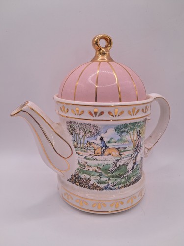 Sadler teapot sporting scenes - sporting,